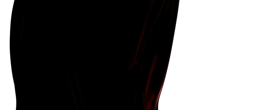 Abstract artwork featuring dark red flowing shapes against a clean white background. Perfect for modern designs and crea