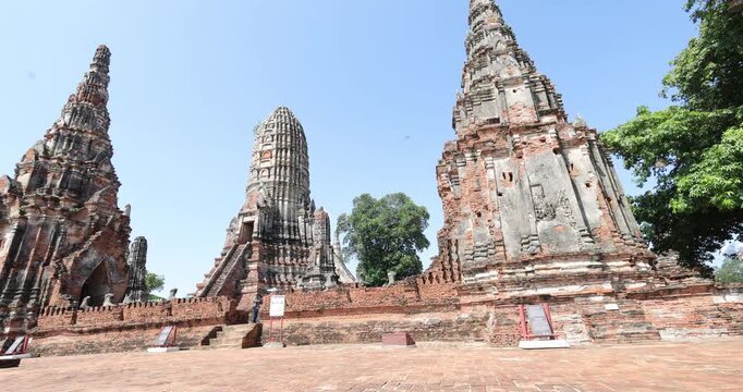 Wat Chai Watthanaram is a magnificent restored temple ruin located off Ayutthaya's city island in the western area in Ban Pom Sub-district. Ayutthaya Thailand