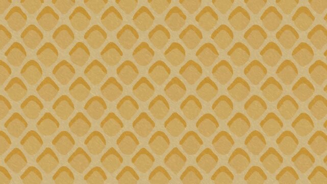 Seamless looping ice cream cone texture motion graphic.