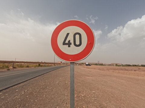 Speed limit 40 kmh Traffic Sign