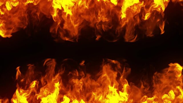 Explosive fire VFX collection with roaring flames, fire ring, dense fire cloud and powerful flame bursts for cinematic fire transitions, action scenes, titles and visual effects