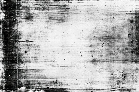 Monochrome photocopier scanner texture with smudged noise and retro grain for vintage photo editing, poster backgrounds, print design overlays, and distressed graphic effects