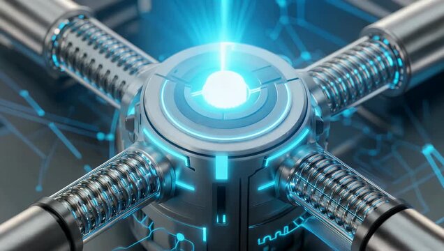 High-resolution 4K isometric 3D render visualizing a futuristic biometric fingerprint scanning process representing advanced cyber security data protection and personal identity verification