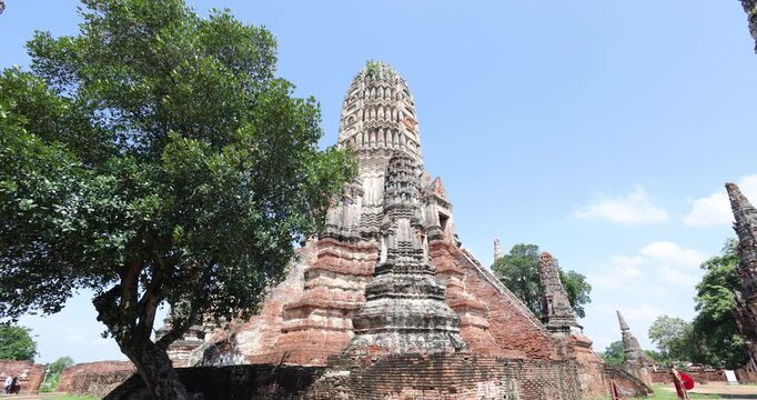 Wat Chai Watthanaram is a magnificent restored temple ruin located off Ayutthaya's city island in the western area in Ban Pom Sub-district. Ayutthaya Thailand