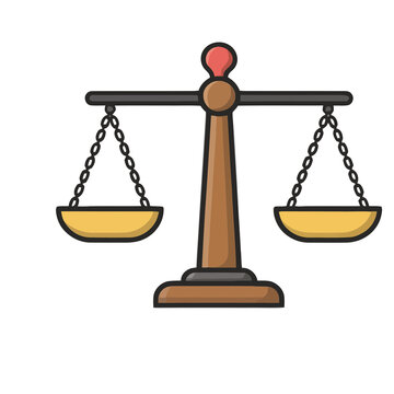 Balance scale illustration