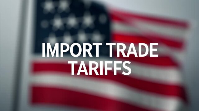 Trade tariffs on import from China and European Union to United States AI Generative