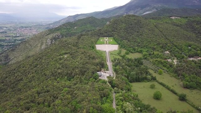 Polish war cemetary in Montecassino Italy