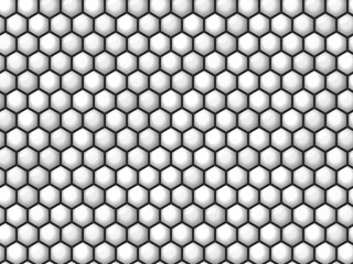 Obraz premium Shiny Puffed Quilt Cells Dimensional Textile Design