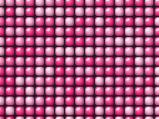 Obraz premium Shiny Puffed Quilt Cells Dimensional Textile Design