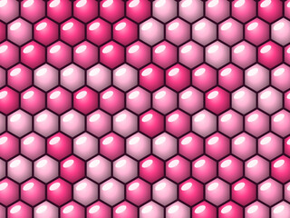 Obraz premium Glossy Puffy Quilt Pattern Soft Cushion Tiles