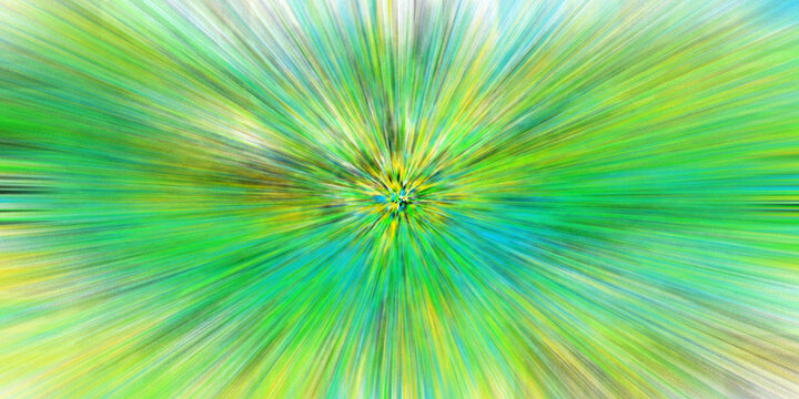 Abstract starburst explosion background with vibrant neon green and yellow radial light streaks for dynamic motion graphics.