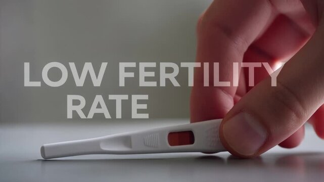 Socially significant trend in decline world demographic TFR total fertility rate index AI Generative