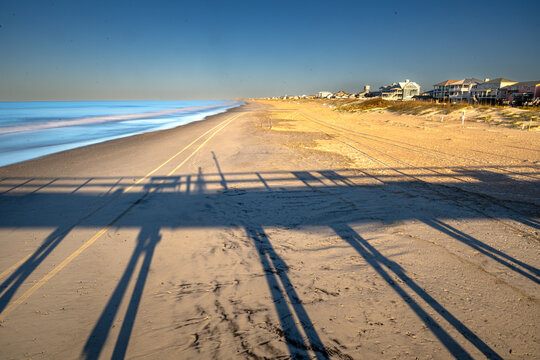 Bogue inlet pier on Emerald Isle North Carolina 