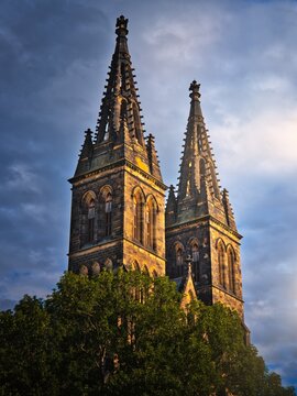 Basilica of St Peter and St Paul at Vy&scaron;ehrad in Prague