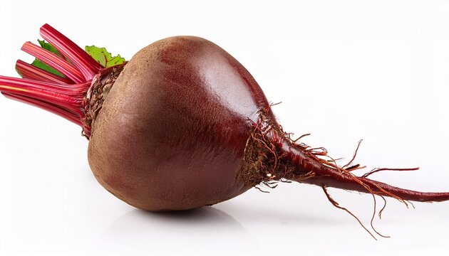 Beet Root Square Isolated On White Background