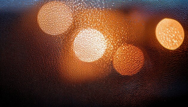 Light Abstraction On Corrugated Glass In The Form Of A Beautiful Bokeh Reflex Glass Carbon Texture