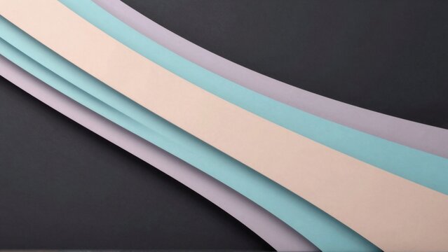 close black background three horizontal lines different colors light blue light pink light purple lines arranged diagonal pattern creating sense depth dimension colors overlapping creating abstract