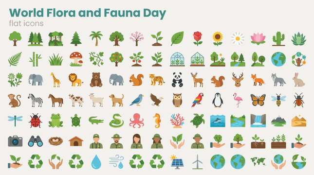 World Puppetry Day flat icons set with marionette, stage, puppet theater, and crafting tools for vector illustration graphic design