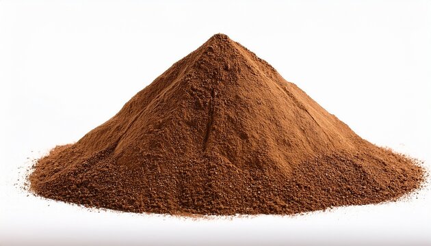Pile Of Coarse Brown Sand Or Soil