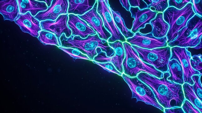 Bioluminescent Blood-Brain Barrier Endothelial Cell Matrix Background
