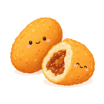 Cute Indonesian Misro Cassava Snack with Palm Sugar Filling