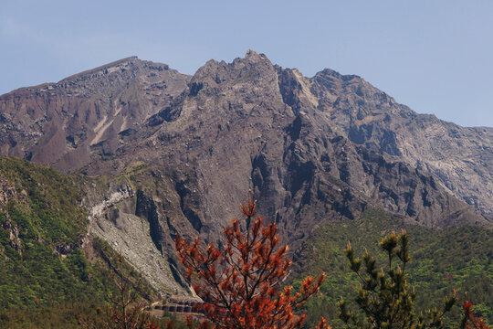 Sakurajima Volcano Island landscape, Japan, Kagoshima prefecture, Kyushu island region, island volcano and bay, Yunohira Observation Deck, ferry trip from Kagoshima, Kirishima-Kinkowan National Park