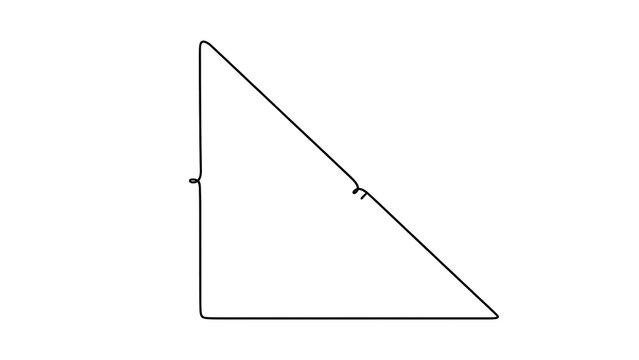Right Triangle Geometry white background.