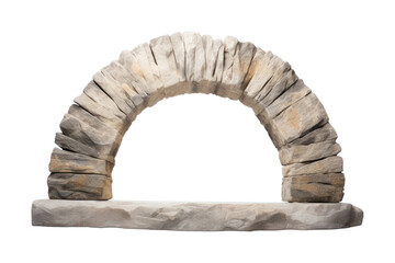 Obraz premium PNG Circle rock podium stand architecture archaeology.