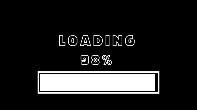 Animated Loading Progress Bar and Percentage Counter