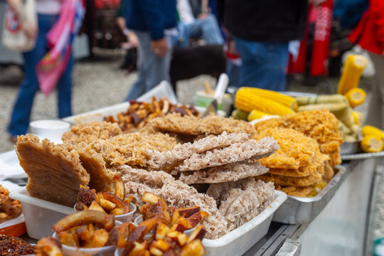 Cocada and caramelized coconut - Traditional brazilian candy in the street fair