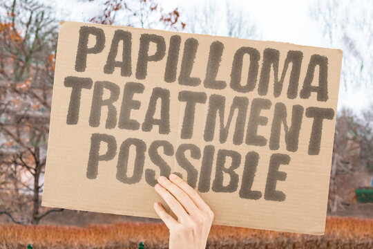"Papilloma treatment possible" Medical interventions offer viable solutions for papillomavirus infection. VIRAL. TREATMENT. POSSIBLE. VIABLE. MEDICAL.