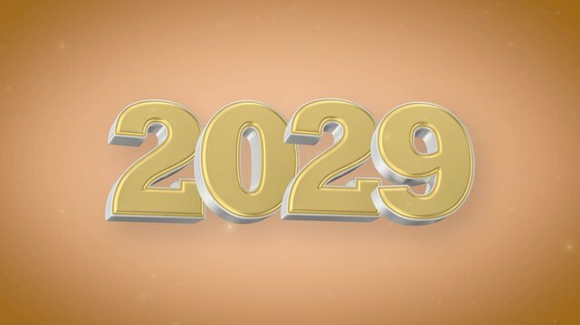 2029 Happy New Year Greetings Wishes Background Suitable for New Year Party