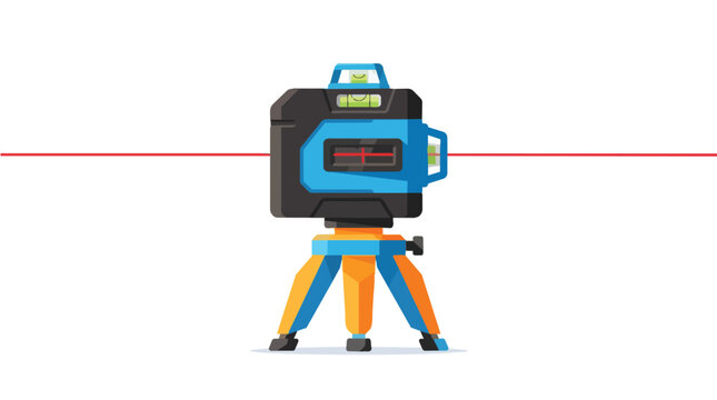 Laser Leveling Device on Tripod