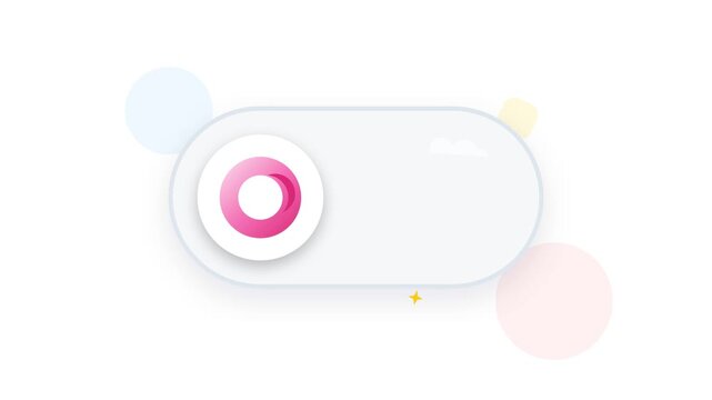 Animasi Floating Parallax Theme Switch 4K Motion Graphic Animation | Seamless Loop