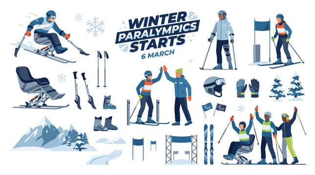 Winter Paralympics set with disabled athletes competing in winter sports