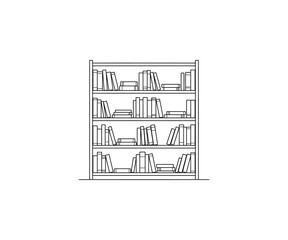 Fototapeta premium Store shelf display icon