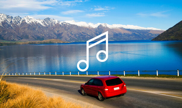 Melody Music Sound Key Artistic Icon Sign Concept