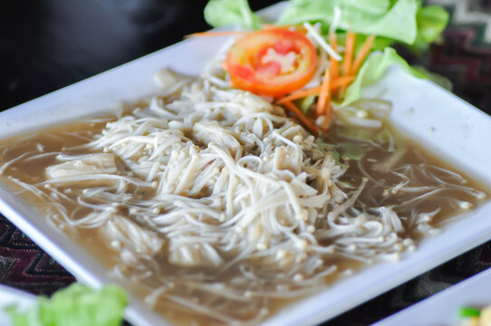 stir fried mushroom  , stir fried golden needle mushroom or enoki mushroom or   Flammulina filiformis or flammulina valutipes