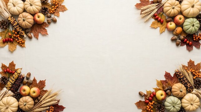 Autumn floral arrangement with pampas grass and dried flowers on a neutral background