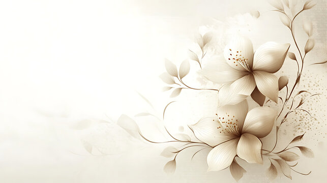 Elegant floral arrangement with soft pastel hues and delicate blooming petals.
