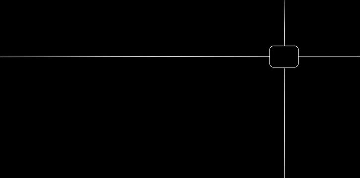 Scanning moving target shape with alpha channel White HUD Circle User interface on isolated black background