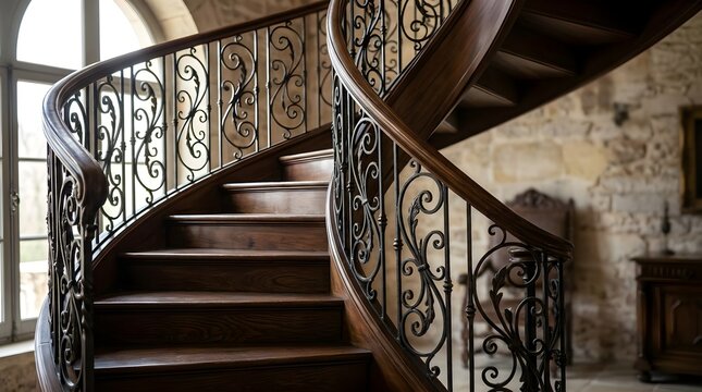 Heritage Spiral Staircase Ironwork