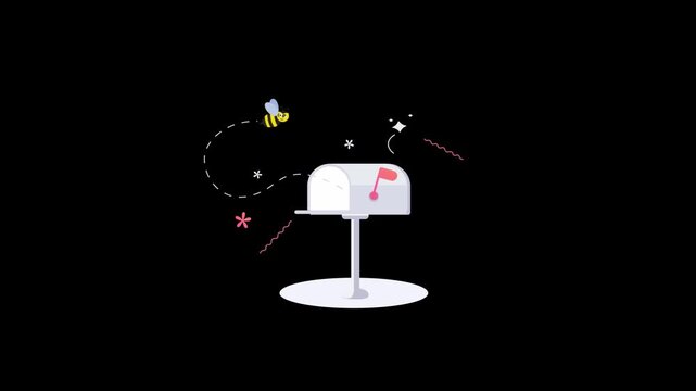 No Message Empty Inbox UI Animation for Mobile and Web