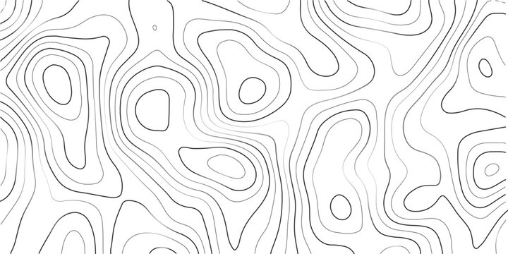 Topographic contour lines vector pattern; minimal elevation map wireframe; abstract geographic elevation shapes; seamlessly repeating white terrain lines map; topography elevation height map