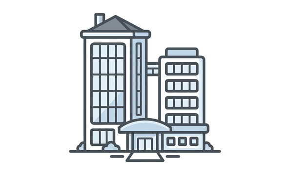 Modern Office Building Icon