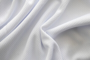 White sports clothing fabric football shirt jersey texture background