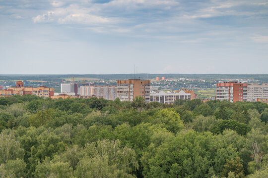 Views of Tula's skyline blending with the lush greenery showcasing the city's expansive beauty and modern architecture