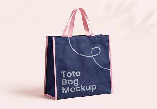 Tote Bag Mockup with Handles