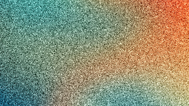 Abstract moroccan tile texture with coarse grain, soft blur, colorful gradient, and granular noise for a versatile decorative background