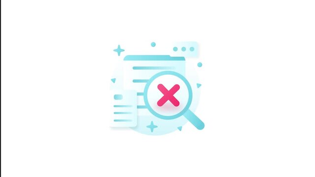 Modern Flat Vector Illustration of Search Result Not Found Page for UI/UX